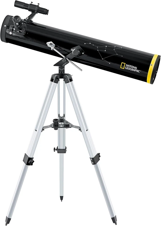 Beginner Reflector Telescope 114mm 900mm AZ Mount Astronomy Kit - Image 1 of 4