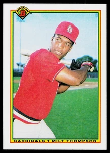 1990 Bowman Milt Thompson #196 St. Louis Cardinals - Picture 1 of 2