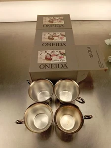 12 tazze punzonate Ondida placcate argento - Foto 1 di 13