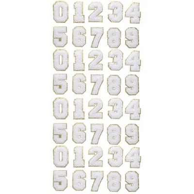 2 Pack Fabric Patches for Clothes Clothing Embroidery Embroidered - Image 1 of 4