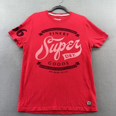 Super Dry Shirt Mens Large Red MFG Original Short Sleeves Crew Neck Shirt - Image 1 of 4
