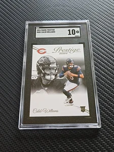 2024 PANINI PRESTIGE #401 CALEB WILLIAMS RC SGC 10 - Picture 1 of 2