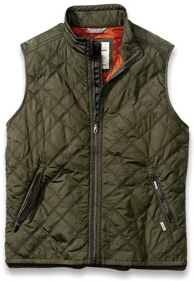 Tommy Bahama Chaleco Acolchado Cremallera Completa Bolsillos Nylon Verde Para Hombre Talla Grande Foto 1 de 4