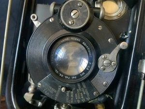 Antique Folding Camera w/Carl Zeiss Kodak Anastigmat No.2 F/6.3 Lens - Picture 1 of 7