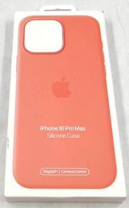 Genuine Apple MDGX4ZM/A iPhone 16 Pro Max Silicone Case with MagSafe – Tangerine - Zdjęcie 1 z 4