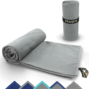 MIKROFASER HANDTUCH mit STRUKTUR, Reisehandtuch, Sporttuch, Badetuch, Strandtuch - Bild 1 von 39