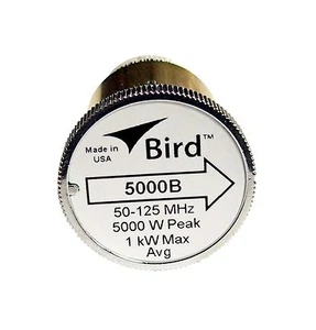 Bird 5000B élément plug-in 0 à 5000 watts 50-125 MHz pour oiseau 43 wattsmètres - Photo 1/3