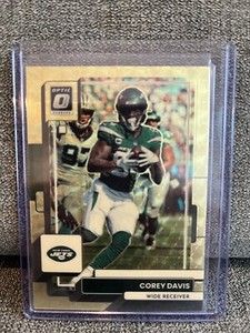 2022 Corey David Gold Vinyl Donruss Optic 1/1 Jets Fresh Break #154