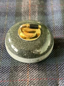 A Stunning, Burnock Water (nr Mauchline, Ayr) Mini Curling Stone 1.75” in diam. - Picture 1 of 6