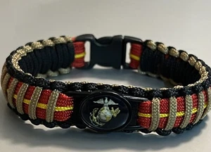 USMC * Paracord Bracelet * Marine Corps - Picture 1 of 3