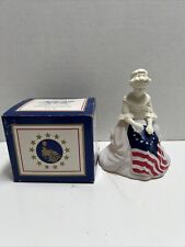 Vintage Avon Bottle Collectible Betsy Ross Figurine, Sonnet Cologne Mostly Full
