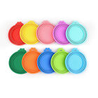 Silicone Can Lid Sealed Feeder Food Jar Lid Puppy Cat Storage Top Cover  XK