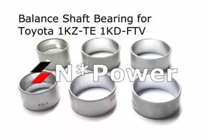 Balance Shaft BEARING Set FOR TOYOTA 1KZ-TE 1KD-FTV HILUX PRADO HIACE - Picture 1 of 1