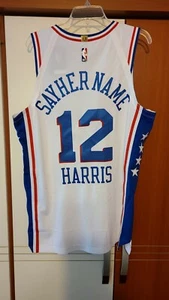 Tobias Harris Philadelphia Sixers 76ers Social Justice Authentic Jersey Sz 48+2 - Picture 1 of 12