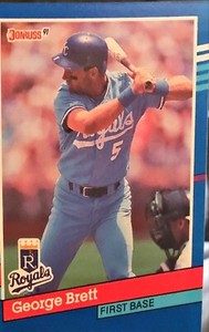 Rare Vintage Mint Condition George Brett Donruss 1991 #201 Baseball Card