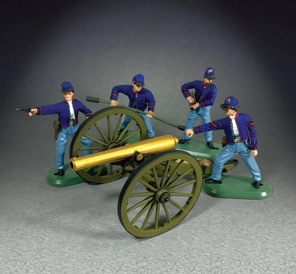 GRAN Bretaña super detalle 52105 union napoleon cañón con tripulación de 4 hombres Foto 1 de 3