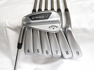Used LH Callaway Apex Pro Forged 2024 Iron Set 4-PW NSPro Modus3 Tour 105 Stiff - Picture 1 of 9