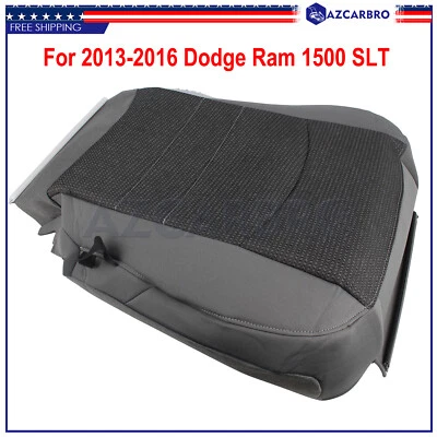 Se adapta a Dodge Ram 3500 SLT 2013-2018, cubierta de asiento inferior de tela para conductor Power Wagon Foto 1 de 4