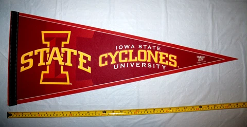 Iowa State Cyclones Original Full Size Pennant WinCraft Sports USA EXC Cover