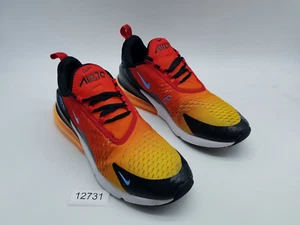Nike Air Max 270 "Sunset" Men's Size 10 Running Shoes Red Gold Black *See desc - Picture 1 of 14