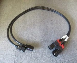 2 x Zonit zLock-zC20-12-aC19-1.2m IEC Dual Locking Cable 1.2M Black C20 To C19 - Picture 1 of 8