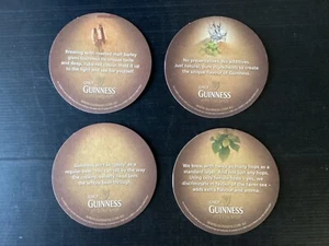 complete set of 4 GUINNESS Australian Issue ,BEER Coasters - Picture 1 of 2