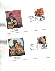 Sc# 2854 to 2861 Set of 8 Music FDC Fleetwood cachet - Picture 1 of 4