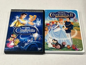 Walt Disney Cinderella 1 & 2 DVD Lot (Free Shipping) - Picture 1 of 3