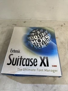 EXTENSIS SUITCASE X1 NEW SEALED OS X MACINTOSH - Picture 1 of 1