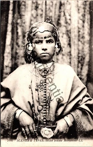 MOROCCO JEUNE TEMME LL LEVY VINTAGE POSTCARD - Picture 1 of 2