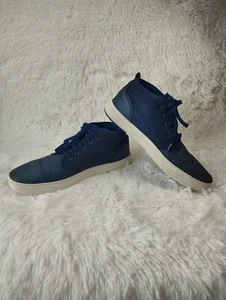 Timberland Groveton Plain Toe Blue Chukka Sneakers Men's Size 12 - Picture 1 of 9