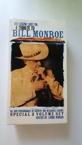 The Legend Lives On: A Tribute To Bill Monroe VHS, 2003, Special 2-Tape Set - Picture 1 of 5