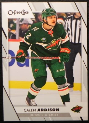 2023-24 23/24 O-Pee-Chee #167 Calen Addison Minnesota Wild - Image 1 of 2