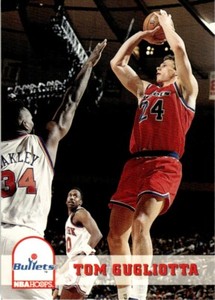 1993-94 NBA Hoops Basketball Card Tom Gugliotta Washington Bullets #224