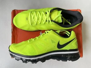 Nike Air Max 2012 Neon Volt Schwarz Laufschuhe Herren Größe 8 Selten 487902-701 - Bild 1 von 8