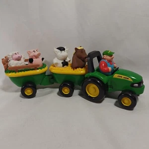 Ertl John Deere Animal Hayride Tractor Complete No Sound 34908 Old MacDonald - Picture 1 of 9