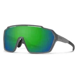Smith Shift MAG Sunglasses Matte Cement Frame, ChromaPop Green Mirror Lens New - Picture 1 of 3