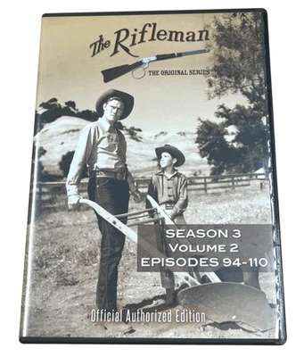 near mint discs The Rifleman Season 3 Volume 2 DVD  3-Disc Set Episodes 94-110 - Image 1 of 4