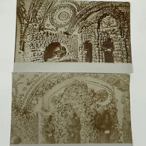 Römische Katakomben RPPC Antik Lot 2 Makkabre Skelett Schädel Rom - Bild 1 von 7