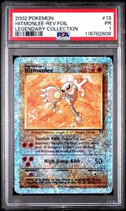 PSA 1 Hitmonlee Legendary Collection Reverse Holo Foil #13 2002 Pokémon WoTC - Bild 1 von 2