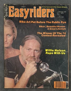 Easyriders Magazine December 1979 #78 Willie Nelson Bike Art Iron Horse - Picture 1 of 3