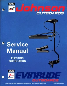 Manuale di servizio fuoribordo elettrico OMC Johnson Evinrude 1993 - Foto 1 di 2