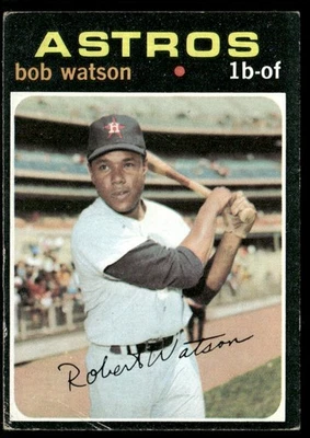 1971 Topps Bob Watson Houston Astros #222 - Image 1 of 2