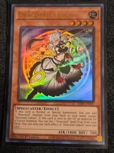 Yugioh Dracotail Lukias Ultra Rare JUSH-EN001 Near Mint - Picture 1 of 1