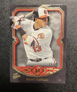 2017 Topps Museumskollektion Rubinrot /50 Manny Machado #4 - Bild 1 von 2