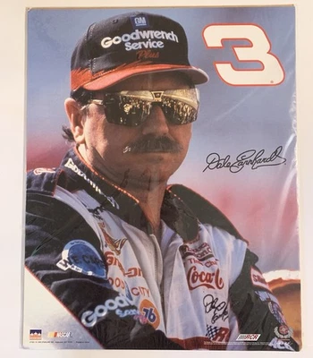 Dale Earnhardt 3 NASCAR Goodwrench Service Signature Wall Poster 16x20 New Rare - Image 1 of 4