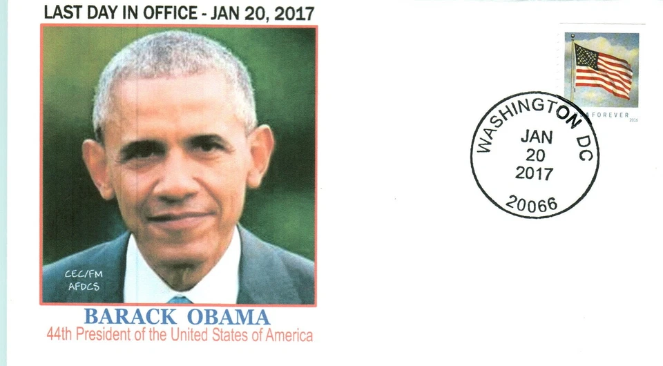 Día de la Inauguración AFDCS 2017 Barack Obama Último Día en el Ministerio 44º Presidente Foto 1 de 1