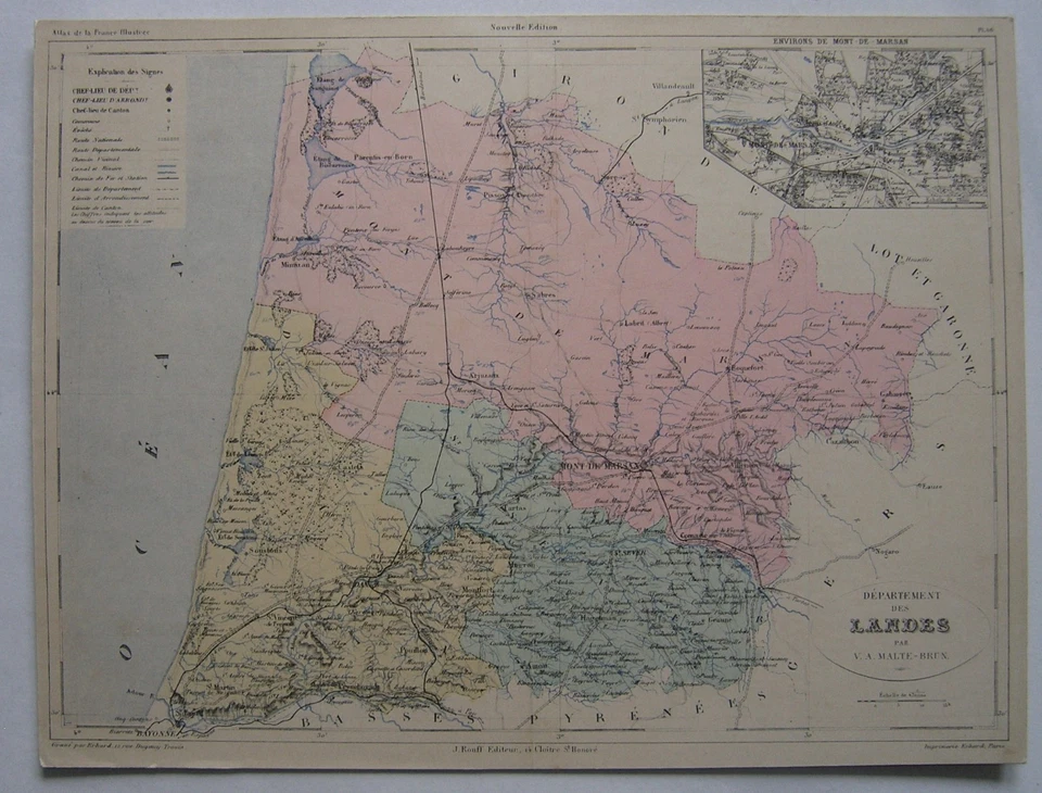 DEPARTEMENT MALTE BRUN  LANDES - Photo 1/1