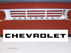 60 & 62 Chevy Truck Pickup CHEVROLET Grill Decal Letters 1960 & 1962 - Picture 1 of 5