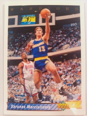 1992-1993 Upper Deck Basketball #249 Sarunas Marciulionis - Image 1 of 3